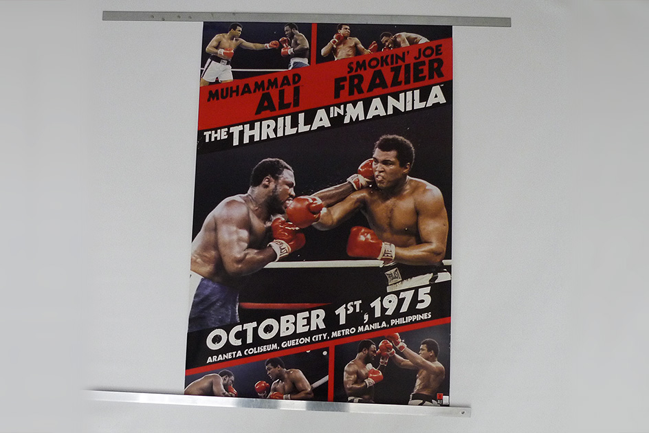 Poster «Thrilla in Manila»; Ali vs. Frazier 1975
