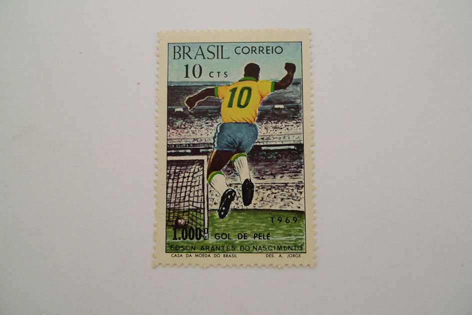 Hommage 1000. Fußballtor von Pelé