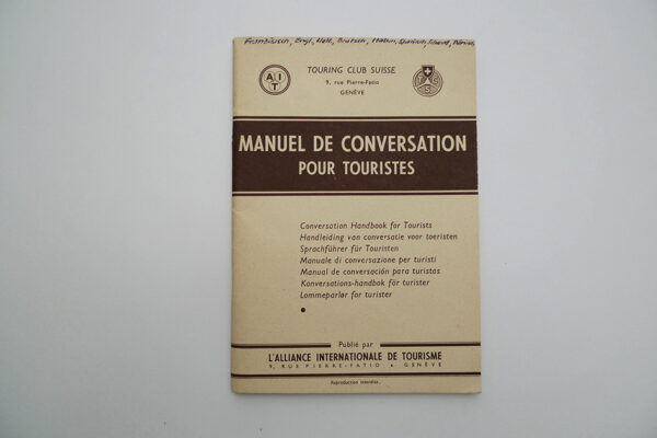 Manuel de Conversation pour Touristes
