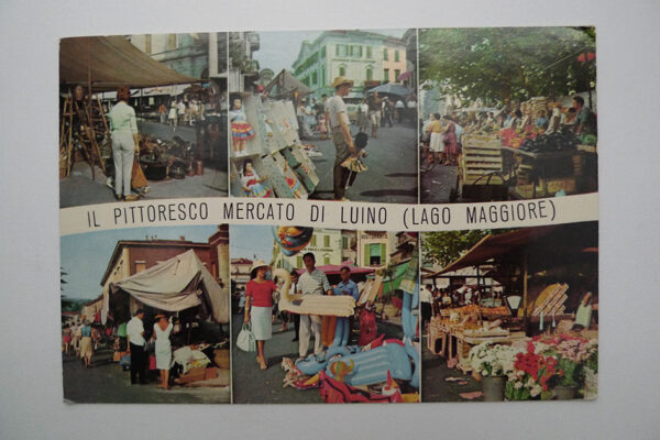 Il pittoresco mercato di Luino (Lago Maggiore)