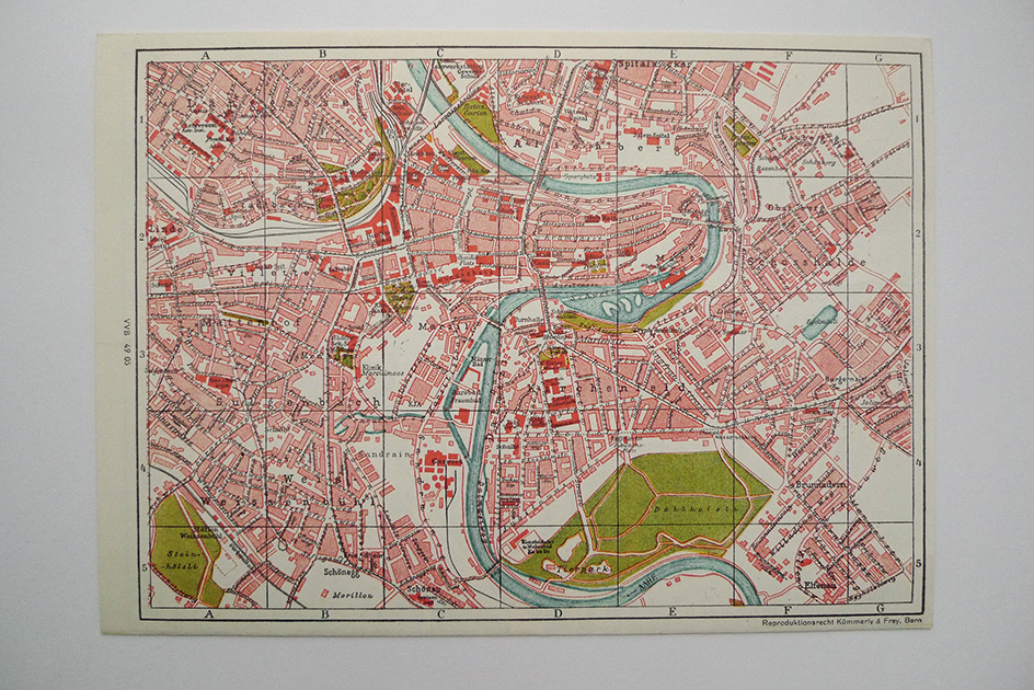 Bern Schweiz; Stadtplan
