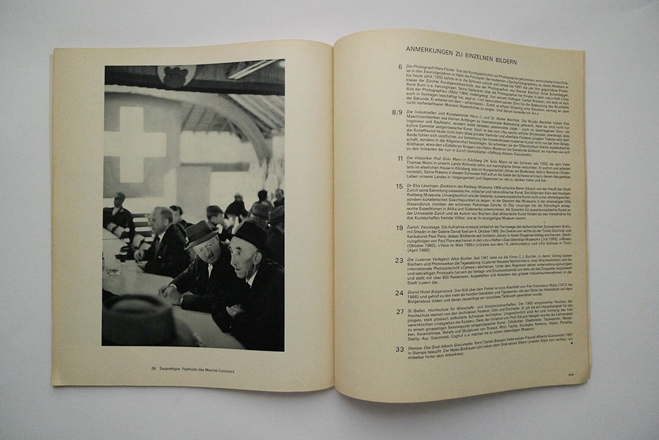 du; Die Schweiz, gesehen von Henri Cartier-Bresson; Heft 318, August 1967