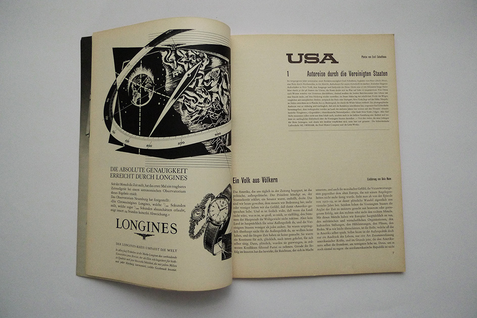 du; USA 1 – Eine Autoreise durch die Vereinigten Staaten; Heft 165, November 1954
