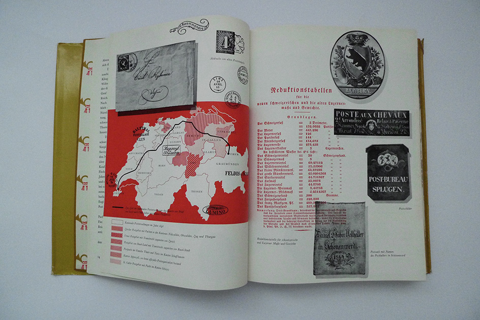 Geschichte der schweizerischen Post; 1849 – 1949