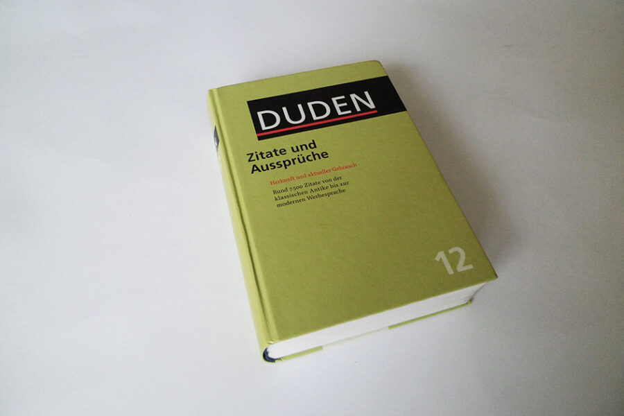 Edition Effet – Shop » Duden 12, Zitate und Aussprüche