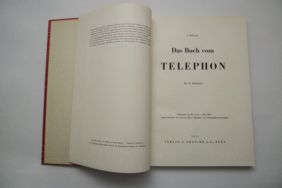 Das Buch vom Telephon