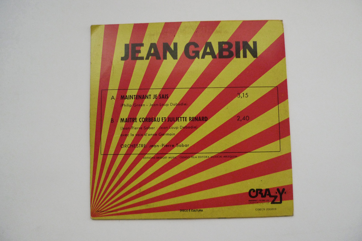 Jean Gabin – Maintenant Je Sais