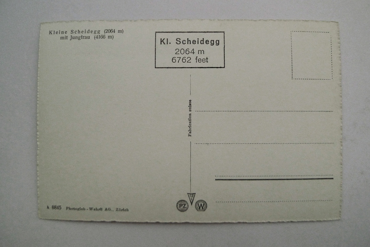 Kleine Scheidegg mit Jungfrau